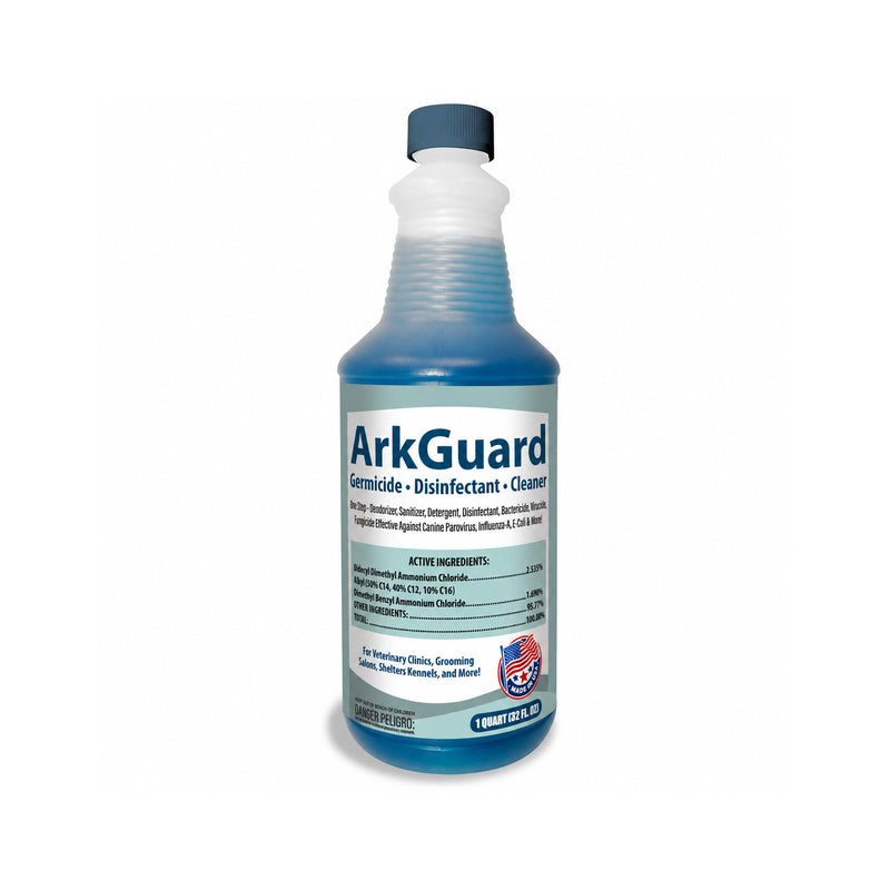 ArkGuard Kennel Disinfectant, Cleaner & Deodorizer - Quart Concentrate